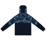 Brush Print Cut & Sew Jacket - Navy Mix