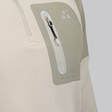 Anderson Quarter Zip  - Grey Mix
