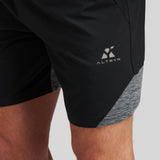 Landy Spacedye Panel Shorts - Black