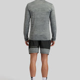 Landy Spacedye Quarter Zip - Black