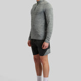 Landy Spacedye Quarter Zip - Black