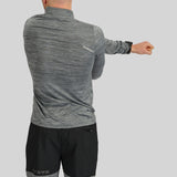 Landy Spacedye Quarter Zip - Black
