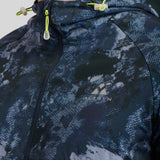 Brush Print Cut & Sew Jacket - Navy Mix