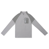 Anderson Quarter Zip  - Grey Mix