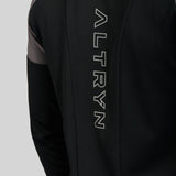Anderson Quarter Zip  - Black / Grey