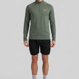Granby Spacedye Quarter Zip - Sage