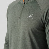 Granby Spacedye Quarter Zip - Sage