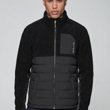 Hybrid Panel Fleece - Black