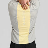 Ryder Panel T-Shirt - Soft Grey